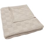 Детское постельное белье Jollein 516-522-68124 Paturica Box Knit Warm Sand GOTS, 100x150cm