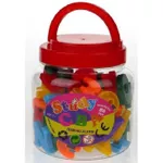 Jucărie miscellaneous 7661 Set de litere si cifre magnetice (80 elemente) 0106