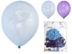 Set baloane 10buc, D30cm, mov si albastru