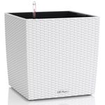 Цветочный горшок Lechuza Cube Cottage 40, White