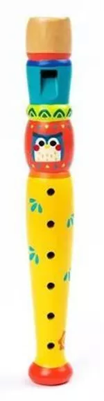 Jucărie muzicală Mideer MD1083 Fluier din lemn natural