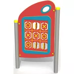 Комплектующий элемент для детской площадки Copfer Интерактивная панель PTP040-04A X-O