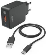 Зарядное устройство сетевое Hama 201625 Fast USB-C QualcommВ® 19.5W