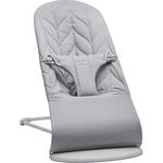 Leagăn pentru bebeluși BabyBjorn 006224A Balansoar Bliss Light Grey, Bumbac