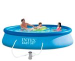 Piscina EASY SET cu pompa-filtru 396×84cm, 7290L