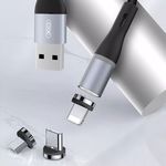 Magnetic Micro-USB Cable XO, NB125, Black