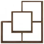 Полка декоративная Fabrik Home Tetris 10 (800x800x220) Орех темный