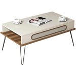 Măsuţă cafea Trendy Ekol, Crema 105x45x56cm