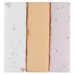 Accesoriu pentru înfășat Kikka Boo 31103010087 Pelinci de muselina Hedge-hugs, 75x75cm, 3buc