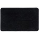 Covoraș de baie Bisk 08591 RIST 80/50, negru