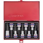 Набор головок, бит, насадок King Tony 4119PR набор насадок TORX, T20-T60 дл.80мм 1/2