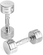 Ganteră LiveUp 49385 Gantere Chrome Dumbbell 4.0kg, MDPO2017/04/SR