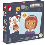 Joc educativ de masă Janod J08038 Emotions magnetic game
