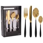 Tacămuri Excellent Houseware 47319 16ед Titanium Gold