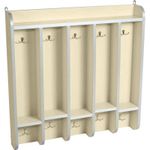 Dulap pentru instituții Tisam Suport pentru prosoape cu raft 750x120x750mm (10 locuri) (41088)