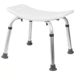 Сиденье для ванной и душа Bisk 07639 Scaun dreptunghiular PRO alb