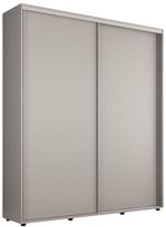 Шкаф Mobildor-Lux Compact uși glisante PAL fără ornament (180x45x200H cm) Grey