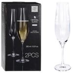 Посуда для напитков Promstore 48120 Набор бокалов для шампанского Atmosfera Invino 2 шт, 260 мл