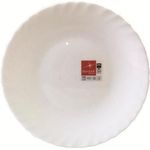 Тарелка Bormioli Rocco 25913 десертная 20cm Prima, белая, стеклокерамика