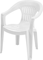 CT 001-A alb scaun plastic leylac