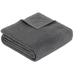 Cuvertură Ibena 3560/816 220x240 Jaquard Decke Porto Dark grey