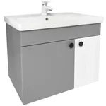 Шкаф под умывальник Mashtab 11874 Lerida cu 2 usi 70cm Gry Mat