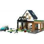 Set de construcție Lego 60398 Family House and Electric Car