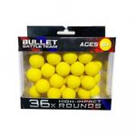 823, Gemsum PU Round Bullets, 36pcs