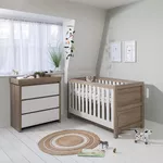 Деревянная кроватка 3 в 1 Tutti Bambini Modena White/Oak