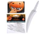 Set de dinti colti Halloween pentru decorarea dovleacului 16buc