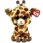 Jucărie de pluș TY TY36394 STILTS tan giraffe 15 cm