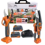 Set de scule electrice Technoworker Set instrumente pe acumulator SAD 2buc (VOR83301)
