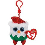 Jucărie de pluș TY TY35109 EGGNOG snow man 8,5 cm