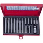 Набор головок, бит, насадок King Tony 1015PQ вставки (биты) TORX 10мм, T20-55, 15 пр.