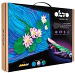Set de creație Okto 10003 Tablou 3D cu plastilină ușoară 30x40сm, Nuferi
