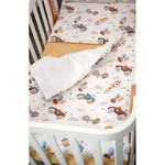 Lenjerie de pat pentru copii Veres 153.1.23 Сменная постель Ретро-Машинки 90x110/40x60 (3ед.)