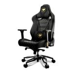 Gaming Chair Cougar ARMOR TITAN PRO Royal Black/Gold, User max load up to 160kg / height 160-195cm