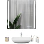 Oglindă baie Bayro Sigma 700x800 LED touch подогрев, часы, термометр