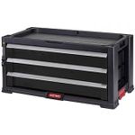 Sistem de depozitare a instrumentelor Keter 57708 Keter PRO, dulap-organizator pentru instrumente 56.2x28.9x26.2cm, 3 lazi