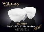 Салатница WILMAX WL-992571 (для закусок 15 x 9 x 4,5 см)