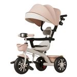 Bicicletă-cărucior 4Play Twist Light Pink