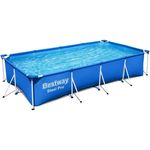 Piscină cu cadru Bestway 56424BW Carcas Metal Steel Pro 400x211x81cm, pompa-filtru 1249L/h, 5700L