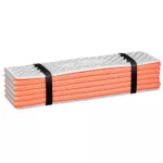Saltea camping Nils NC17103 Camp XPE 195cm cu strat de aluminiu, portocalie