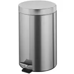 Coș de gunoi Bisk 00125 cu pedala 3L inox, crom mat, BISK