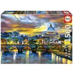 Puzzle Educa 19617 1500 St. PeterS Basilica And The St. Angelo Bridge