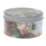 Новогодний декор Promstore 48938.3 Коробка рождественская D14cm Шары металл