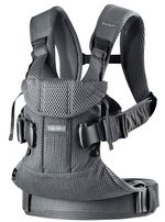 Анатомический рюкзак-кенгуру BabyBjorn One Air Anthracite 3D Mesh