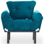 Fotoliu Trendy Nitta Single-Verde Petrol