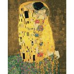 Tablou pe numere BrushMe BS21783FC (fără cutie) Sărutul de Gustav Klimt