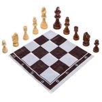 Настольная игра misc 8982 Figurine sah din lemn (5-9 cm) + baza (48*49.5 cm) 305P